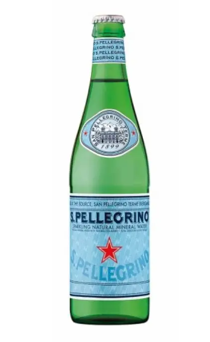 Agua c/gas Botella Vidrio