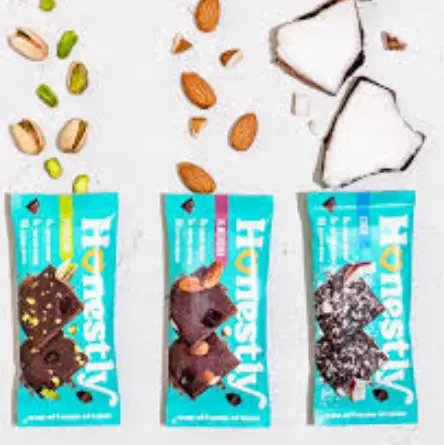 Barritas Honestly Pistacchio/coco/choco/alme